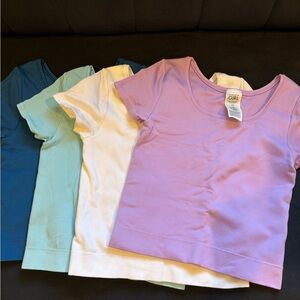 Athleta Kids' Short Sleeve Tees - Blue, Green, White, Purple